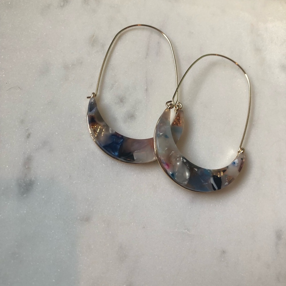 The Andie - Colorful Crescent Hoop! - Picture 3 of 6